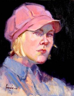 Girl in a Pink Hat